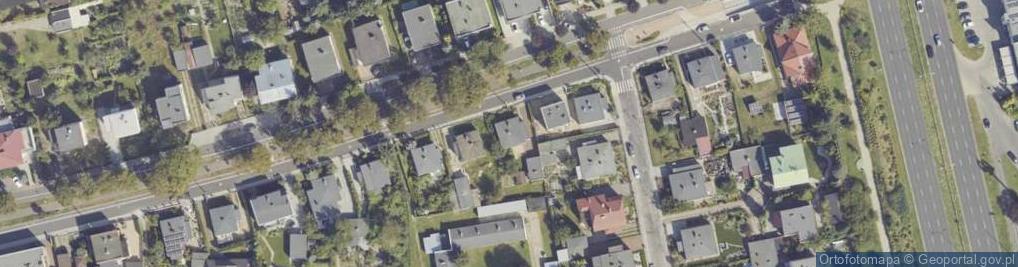 Zdjęcie satelitarne Aleja 21 Października al.