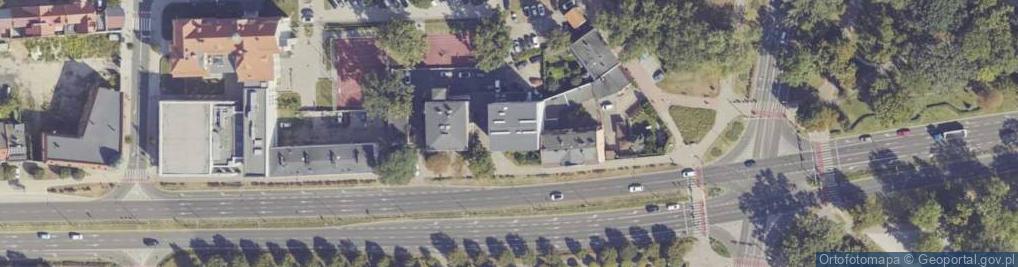 Zdjęcie satelitarne Aleje Jana Pawła II al.