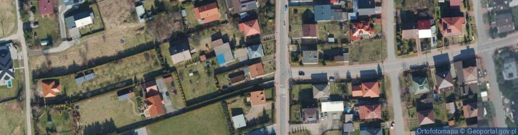 Zdjęcie satelitarne Aleja Dębowa al.