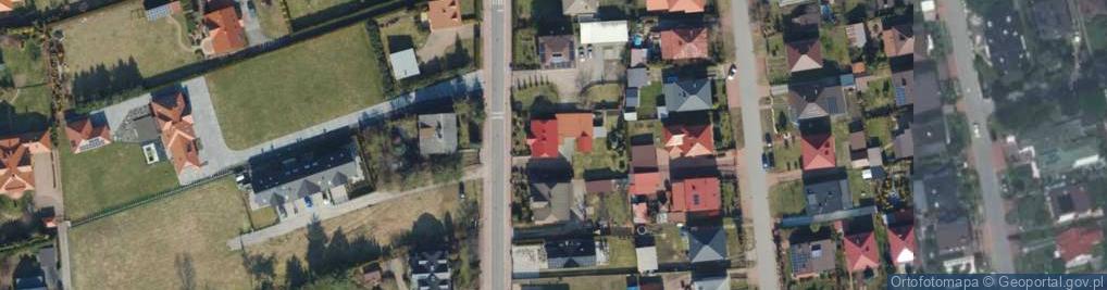 Zdjęcie satelitarne Aleja Dębowa al.