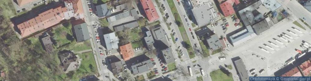 Zdjęcie satelitarne Aleje Wolności al.