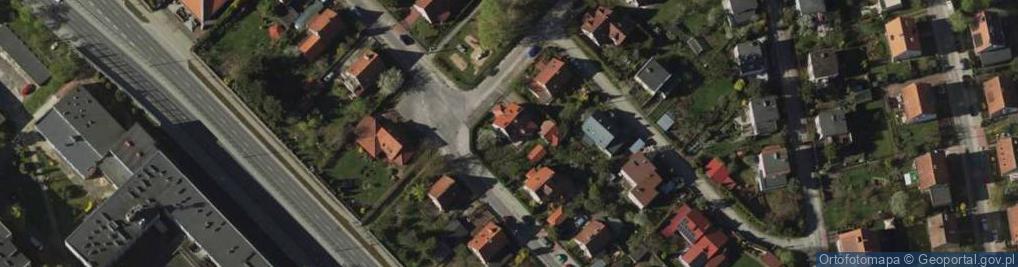 Zdjęcie satelitarne Aleja Róż al.