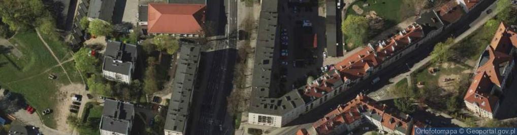 Zdjęcie satelitarne Aleja Wojska Polskiego al.