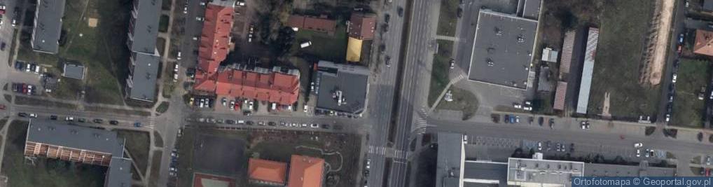 Zdjęcie satelitarne Al. Armii Krajowej al.