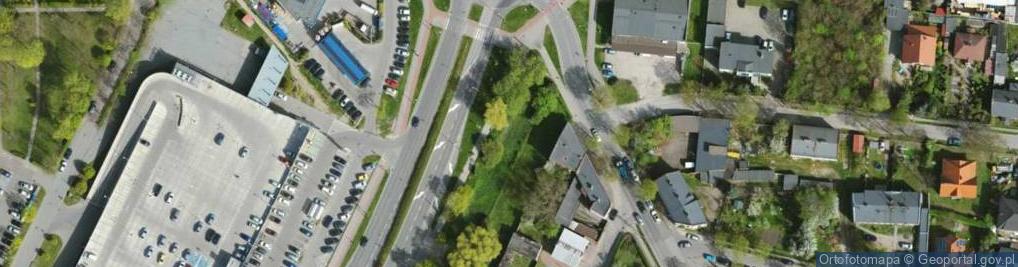 Zdjęcie satelitarne Aleja Armii Krajowej al.