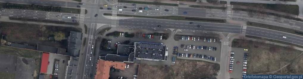 Zdjęcie satelitarne Aleje Kopernika Mikołaja al.