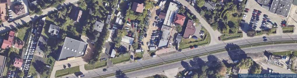 Zdjęcie satelitarne Aleje Jerozolimskie al.