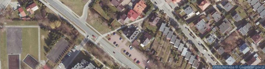 Zdjęcie satelitarne Aleja Krzyżanowskiego Adama, prof. al.