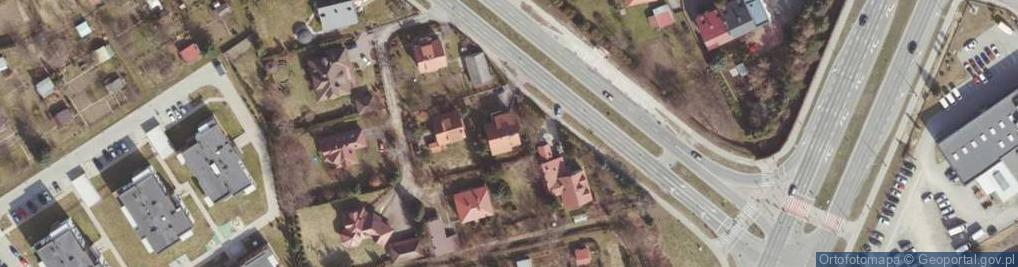 Zdjęcie satelitarne Aleja Krzyżanowskiego Adama, prof. al.