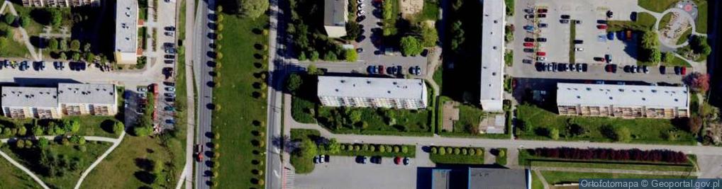 Zdjęcie satelitarne Aleja Grunwaldzka al.