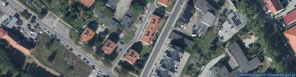 Zdjęcie satelitarne Aleja Piastów al.