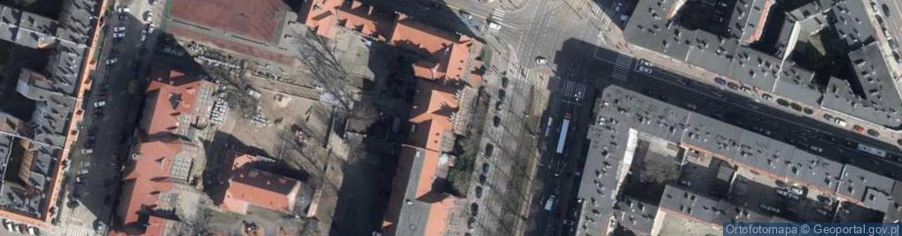 Zdjęcie satelitarne Aleja Piastów al.