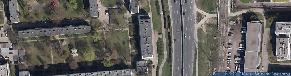 Zdjęcie satelitarne Aleja Prymasa Tysiąclecia al.