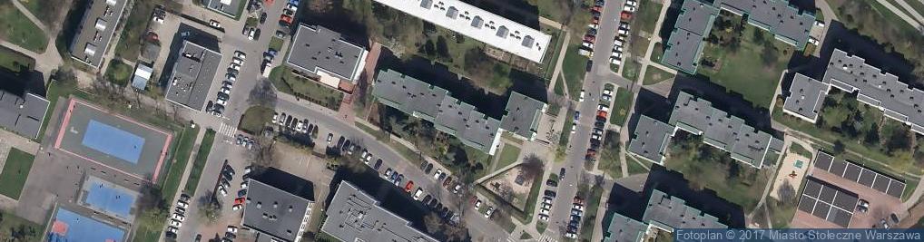 Zdjęcie satelitarne Aleja Wyścigowa al.
