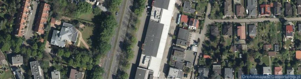 Zdjęcie satelitarne Aleja Brücknera Aleksandra al.