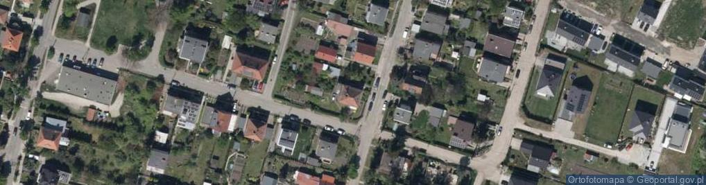 Zdjęcie satelitarne Aleja Róż al.