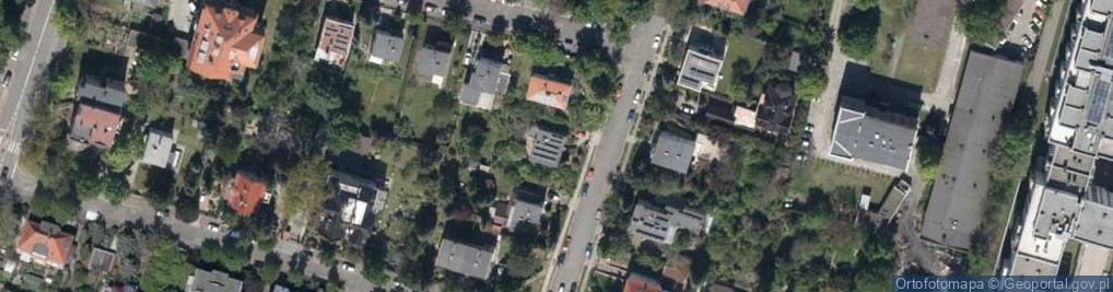 Zdjęcie satelitarne Aleja Wiązowa al.
