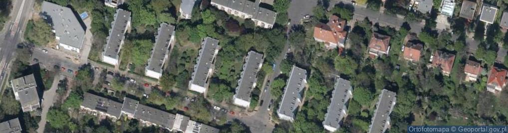 Zdjęcie satelitarne Aleja Wiązowa al.