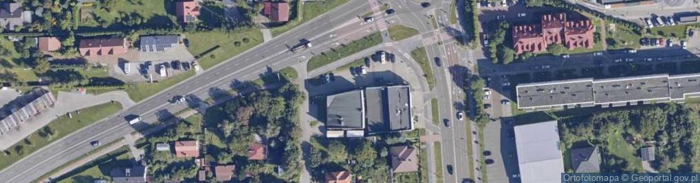 Zdjęcie satelitarne Aleje 1 Maja al.