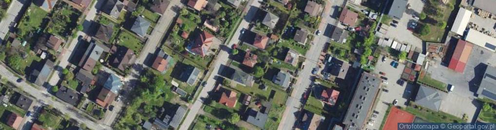 Zdjęcie satelitarne Amatorska ul.