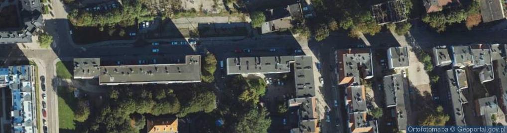 Zdjęcie satelitarne Angielska Grobla ul.