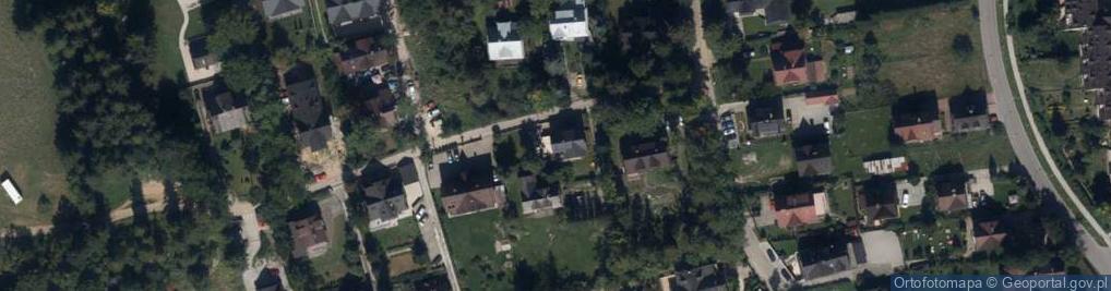 Zdjęcie satelitarne Antałówka na Wierch ul.
