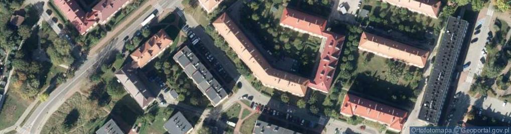 Zdjęcie satelitarne Apteczna ul.