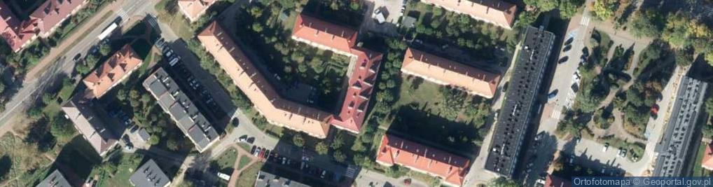 Zdjęcie satelitarne Apteczna ul.