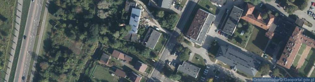 Zdjęcie satelitarne Armii Kraków ul.