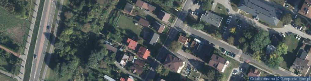 Zdjęcie satelitarne Armii Kraków ul.