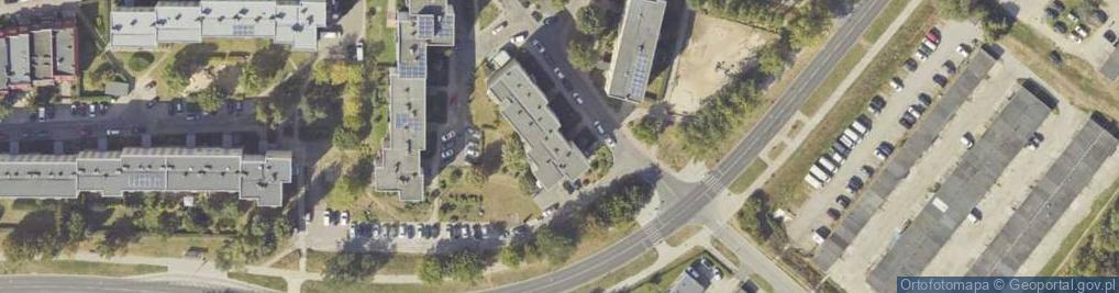 Zdjęcie satelitarne Armii Krajowej ul.