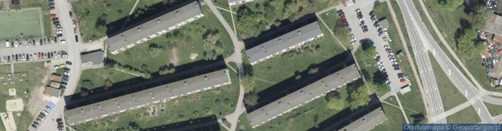 Zdjęcie satelitarne Armii Krajowej ul.