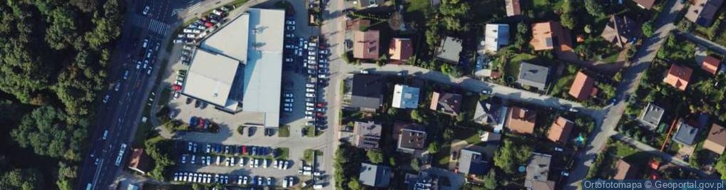 Zdjęcie satelitarne Armii Kraków ul.