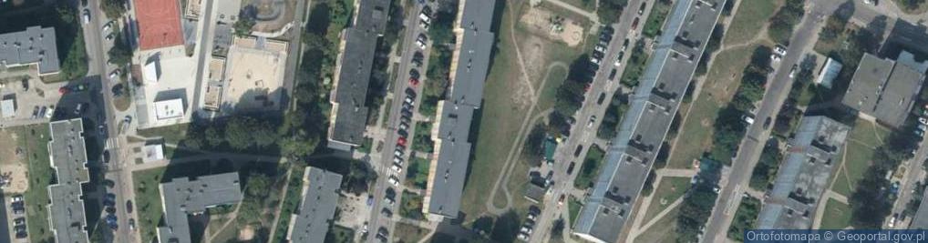 Zdjęcie satelitarne Armii Krajowej ul.