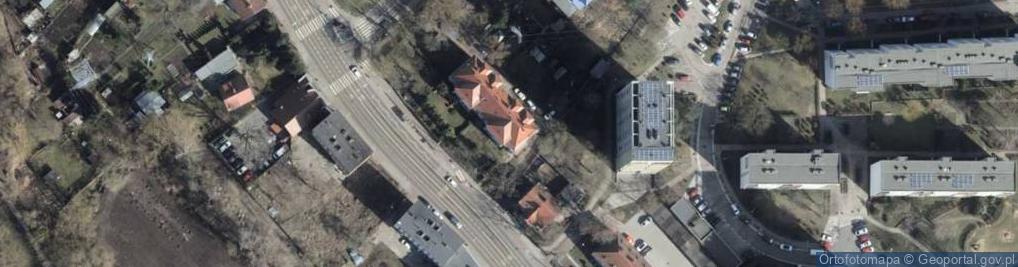 Zdjęcie satelitarne Arkońska ul.