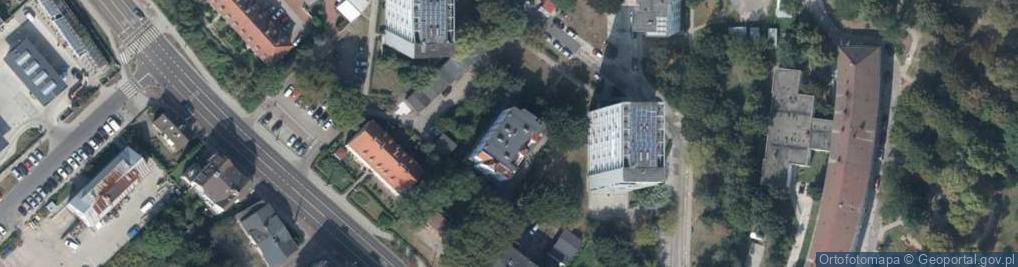 Zdjęcie satelitarne Arkońska ul.