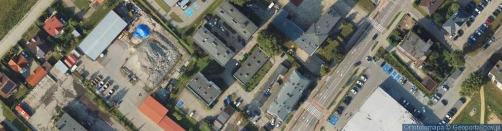 Zdjęcie satelitarne Armii Krajowej ul.