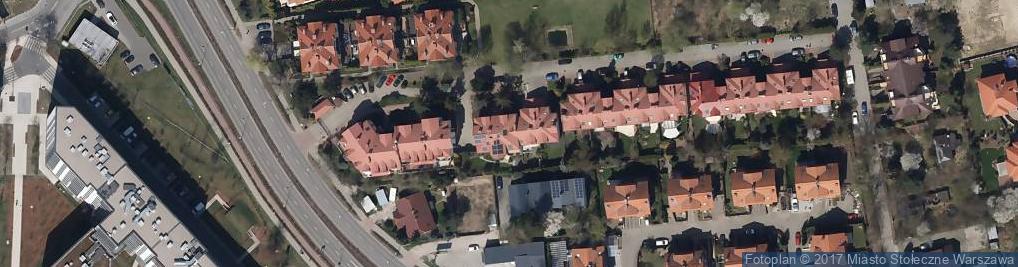 Zdjęcie satelitarne Arkadowa ul.
