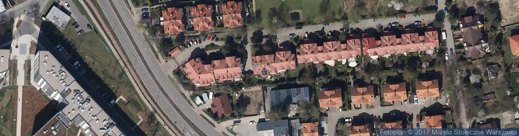 Zdjęcie satelitarne Arkadowa ul.
