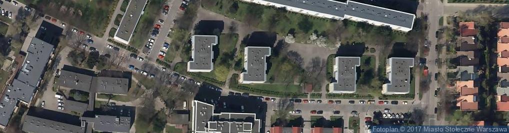 Zdjęcie satelitarne Arabska ul.
