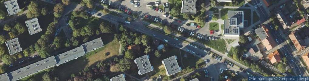 Zdjęcie satelitarne Armii Krajowej ul.