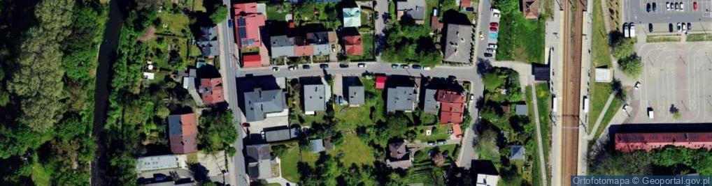 Zdjęcie satelitarne Astrów ul.