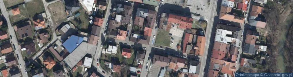 Zdjęcie satelitarne Asnyka Adama ul.