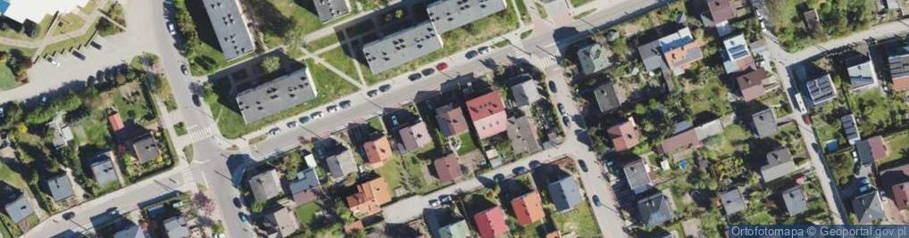 Zdjęcie satelitarne Asnyka Adama ul.