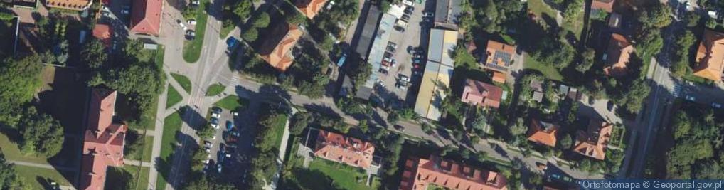Zdjęcie satelitarne Asnyka Adama ul.
