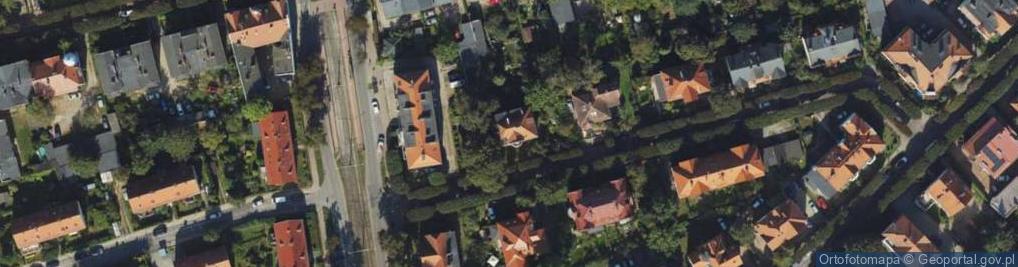 Zdjęcie satelitarne Asnyka Adama ul.