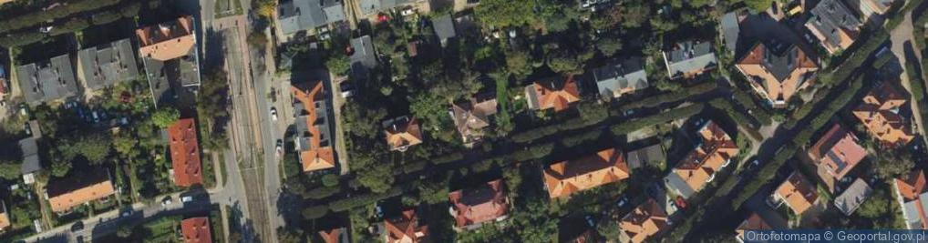 Zdjęcie satelitarne Asnyka Adama ul.