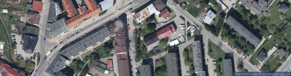 Zdjęcie satelitarne Asnyka Adama ul.
