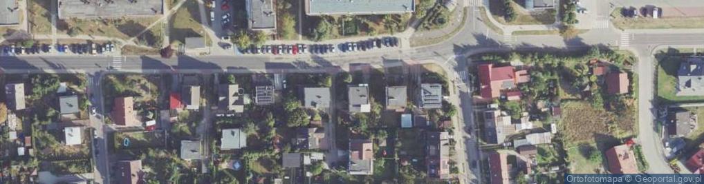 Zdjęcie satelitarne Asnyka Adama ul.