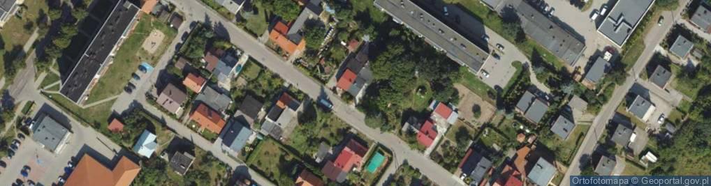 Zdjęcie satelitarne Asnyka Adama ul.